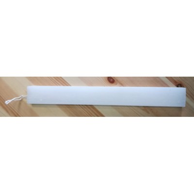 Λαμπάδα Λευκή Πλακέ LAMP-105